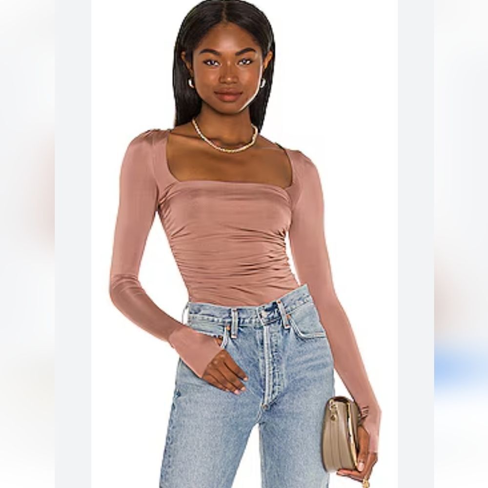 NWT Free People Intimately Free Wind Down Layering Top in Strawberry Size Small